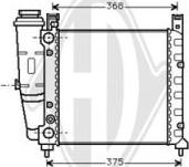 Diederichs DCM1890 - Радиатор, охлаждение двигателя autospares.lv