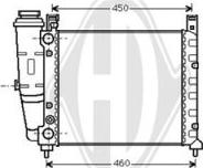 Diederichs DCM1891 - Радиатор, охлаждение двигателя autospares.lv