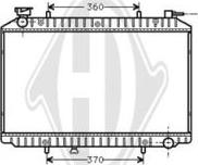 Diederichs DCM1810 - Радиатор, охлаждение двигателя autospares.lv