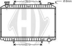 Diederichs DCM1821 - Радиатор, охлаждение двигателя autospares.lv