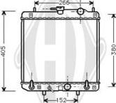 Diederichs DCM1762 - Радиатор, охлаждение двигателя autospares.lv