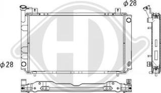 Diederichs DCM1783 - Радиатор, охлаждение двигателя autospares.lv