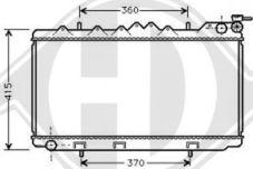 Diederichs DCM1787 - Радиатор, охлаждение двигателя autospares.lv