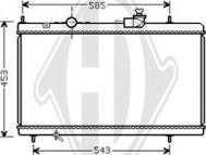 Diederichs DCM1734 - Радиатор, охлаждение двигателя autospares.lv