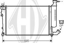 Diederichs DCM1736 - Радиатор, охлаждение двигателя autospares.lv