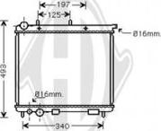 Diederichs DCM1723 - Радиатор, охлаждение двигателя autospares.lv