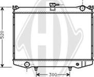 Diederichs DCM1775 - Радиатор, охлаждение двигателя autospares.lv