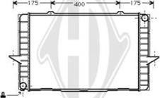 Diederichs DCM3497 - Радиатор, охлаждение двигателя autospares.lv