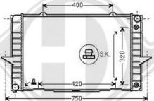 Diederichs DCM3502 - Радиатор, охлаждение двигателя autospares.lv