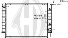 Diederichs DCM3514 - Радиатор, охлаждение двигателя autospares.lv