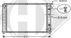 Diederichs DCM3513 - Радиатор, охлаждение двигателя autospares.lv