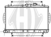 Diederichs DCM3645 - Радиатор, охлаждение двигателя autospares.lv