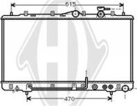 Diederichs DCM3641 - Радиатор, охлаждение двигателя autospares.lv