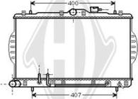 Diederichs DCM3642 - Радиатор, охлаждение двигателя autospares.lv