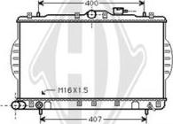 Diederichs DCM3659 - Радиатор, охлаждение двигателя autospares.lv