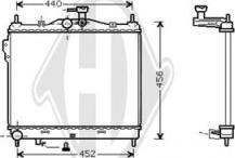 Diederichs DCM3666 - Радиатор, охлаждение двигателя autospares.lv