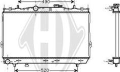 Diederichs DCM3660 - Радиатор, охлаждение двигателя autospares.lv