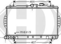 Diederichs DCM3684 - Радиатор, охлаждение двигателя autospares.lv