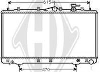 Diederichs DCM3637 - Радиатор, охлаждение двигателя autospares.lv