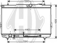 Diederichs DCM3677 - Радиатор, охлаждение двигателя autospares.lv