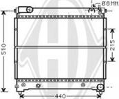 Diederichs DCM3096 - Радиатор, охлаждение двигателя autospares.lv