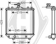 Diederichs DCM3090 - Радиатор, охлаждение двигателя autospares.lv