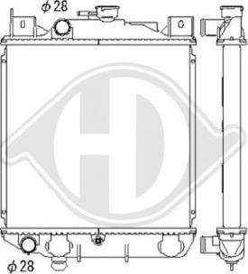 Diederichs DCM3056 - Радиатор, охлаждение двигателя autospares.lv