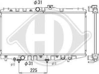 Diederichs DCM3145 - Радиатор, охлаждение двигателя autospares.lv