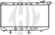 Diederichs DCM3146 - Радиатор, охлаждение двигателя autospares.lv