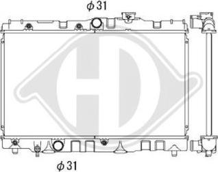 Diederichs DCM3142 - Радиатор, охлаждение двигателя autospares.lv