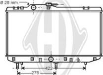 Diederichs DCM3185 - Радиатор, охлаждение двигателя autospares.lv