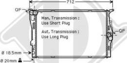 Diederichs DCM3869 - Радиатор, охлаждение двигателя autospares.lv