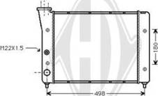 Diederichs DCM3394 - Радиатор, охлаждение двигателя autospares.lv