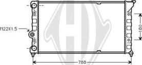 Diederichs DCM3392 - Радиатор, охлаждение двигателя autospares.lv