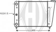 Diederichs DCM3361 - Радиатор, охлаждение двигателя autospares.lv