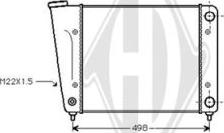 Diederichs DCM3362 - Радиатор, охлаждение двигателя autospares.lv