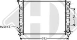 Diederichs DCM3389 - Радиатор, охлаждение двигателя autospares.lv