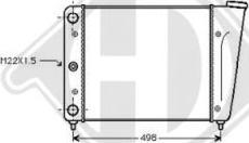 Diederichs DCM3374 - Радиатор, охлаждение двигателя autospares.lv