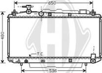 Diederichs DCM3235 - Радиатор, охлаждение двигателя autospares.lv