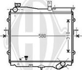 Diederichs DCM3754 - Радиатор, охлаждение двигателя autospares.lv