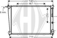 Diederichs DCM3714 - Радиатор, охлаждение двигателя autospares.lv