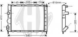 Diederichs DCM2906 - Радиатор, охлаждение двигателя autospares.lv