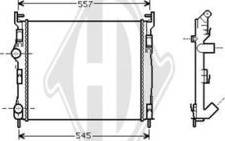 Diederichs DCM2932 - Радиатор, охлаждение двигателя autospares.lv