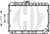 Diederichs DCM2445 - Радиатор, охлаждение двигателя autospares.lv