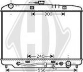 Diederichs DCM2594 - Радиатор, охлаждение двигателя autospares.lv