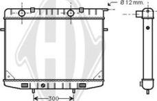 Diederichs DCM2598 - Радиатор, охлаждение двигателя autospares.lv