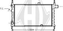 Diederichs DCM2565 - Радиатор, охлаждение двигателя autospares.lv