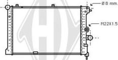 Diederichs DCM2589 - Радиатор, охлаждение двигателя autospares.lv