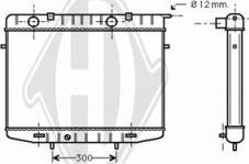 Diederichs DCM2609 - Радиатор, охлаждение двигателя autospares.lv