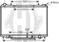 Diederichs DCM2670 - Радиатор, охлаждение двигателя autospares.lv